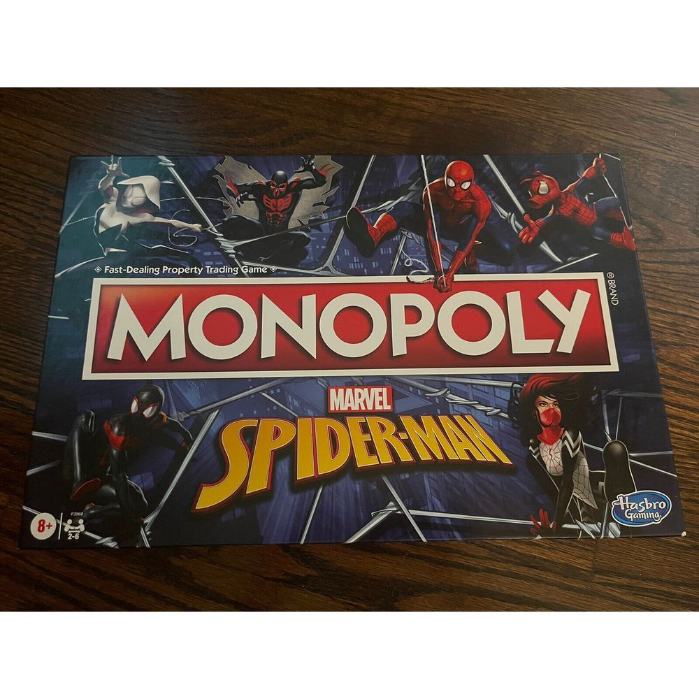 Monopoly Marvel Spider-Man Edition Board Game Hasbro 2021 Brand New! In Box!